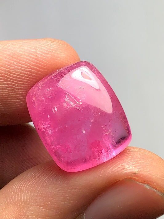 Rose pink tourmaline cabochon 12.70 carat