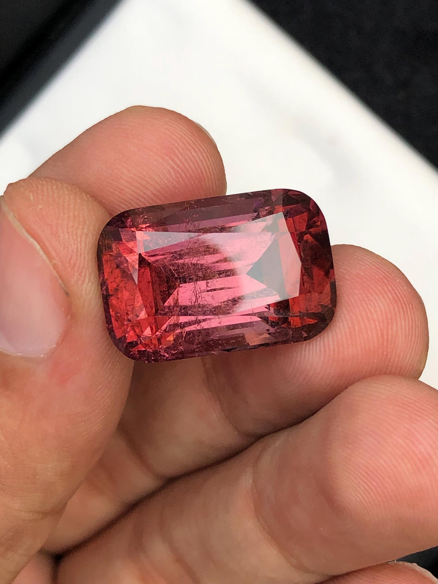 32.30 ct peachy pink tourmaline 21*16*13mm