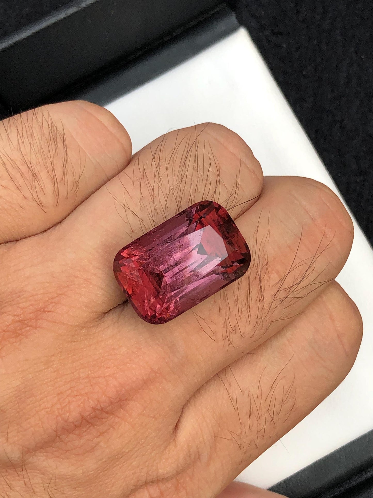 32.30 ct peachy pink tourmaline 21*16*13mm