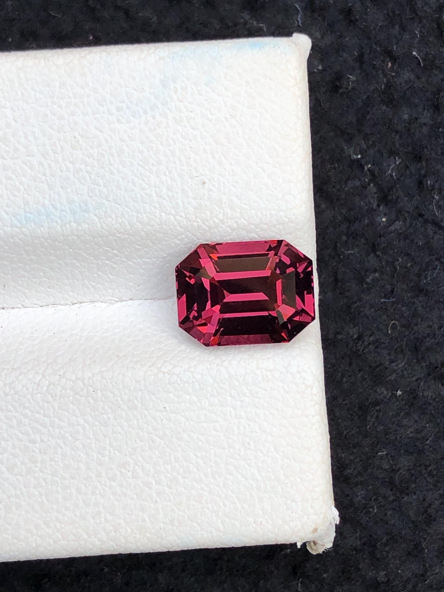 3 ct loupe clean red spinel from burma