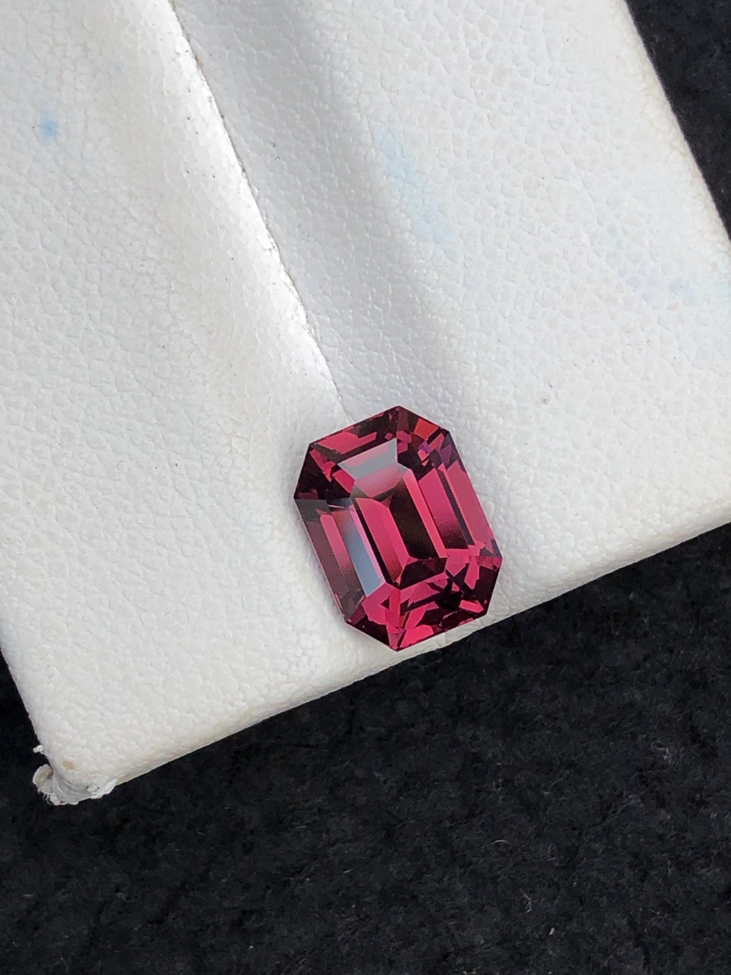 3 ct loupe clean red spinel from burma