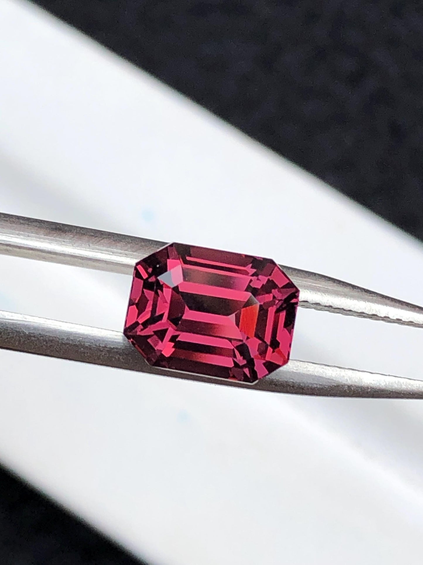 3 ct loupe clean red spinel from burma