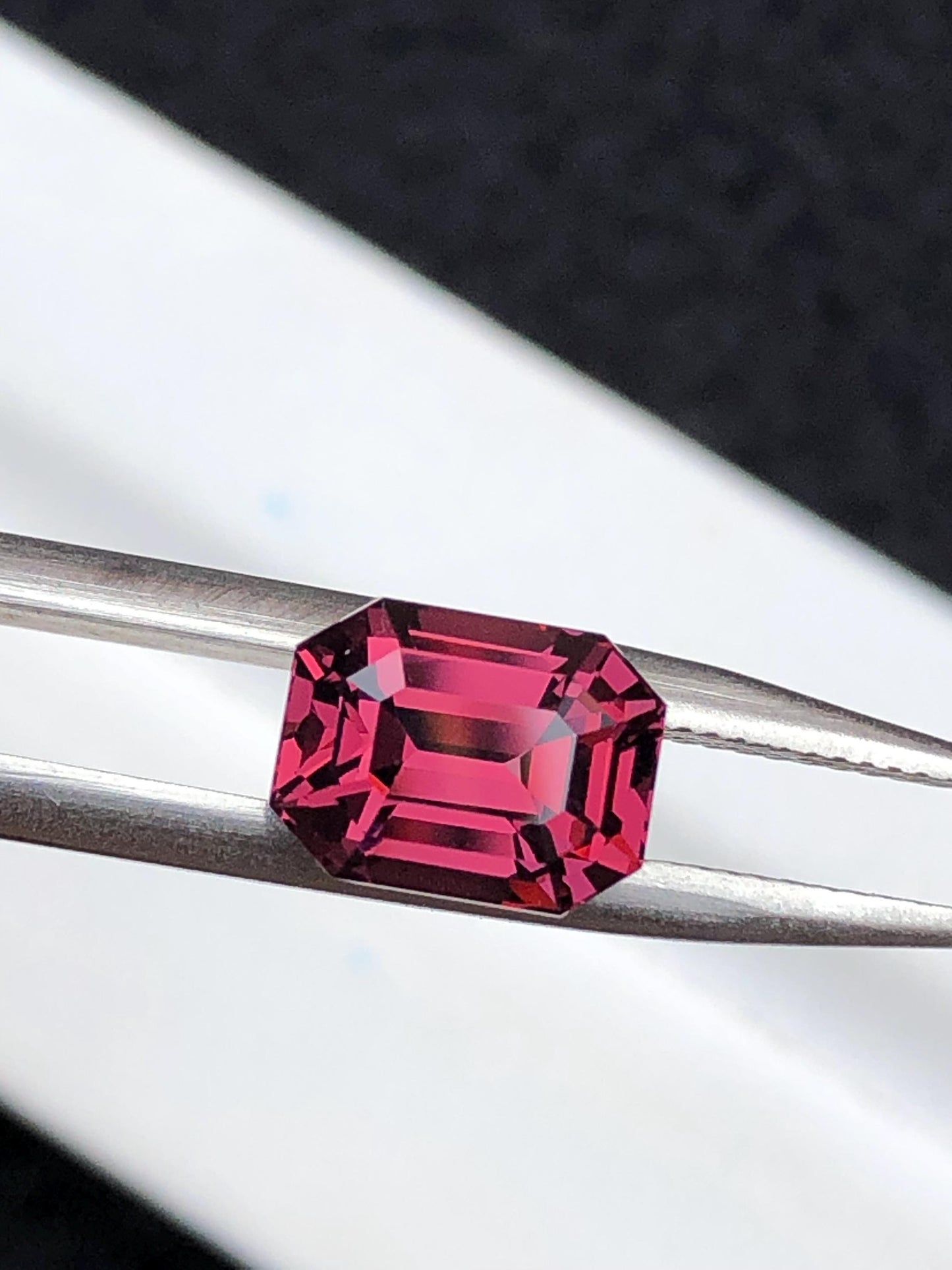 3 ct loupe clean red spinel from burma