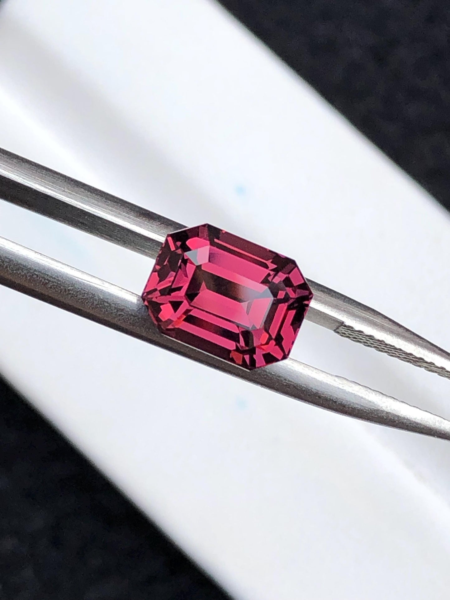 3 ct loupe clean red spinel from burma