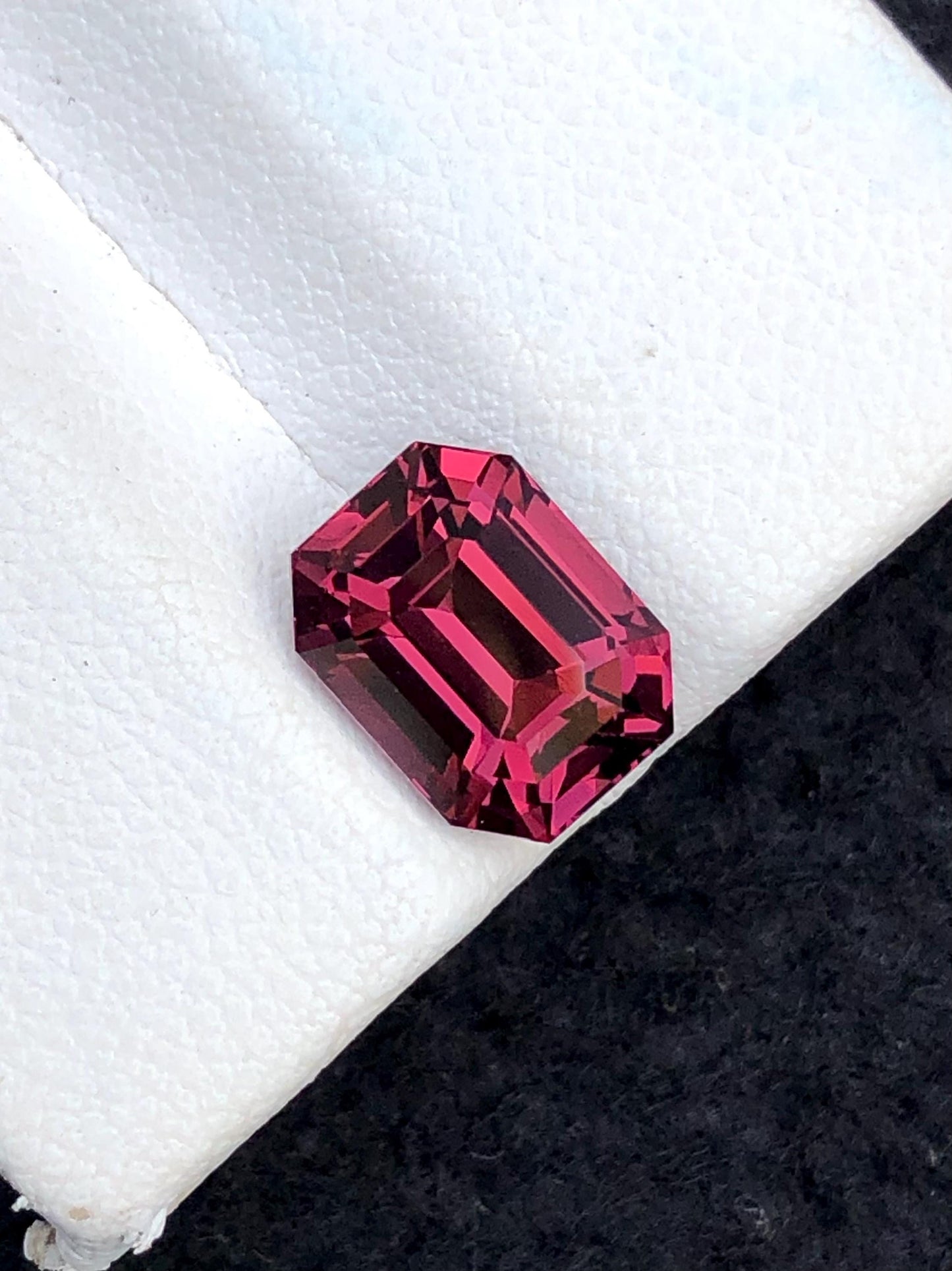 3 ct loupe clean red spinel from burma