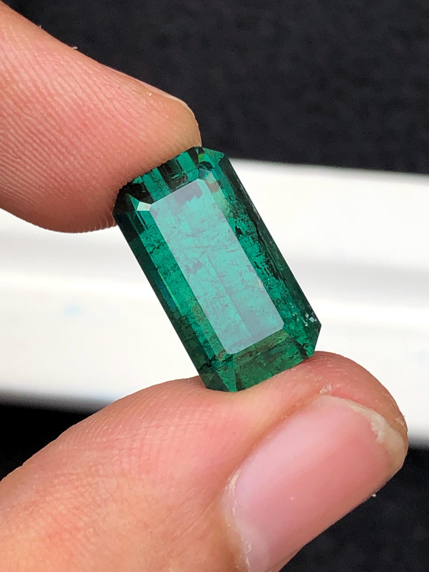 9.40 CTs green tourmaline 17*9*7mm