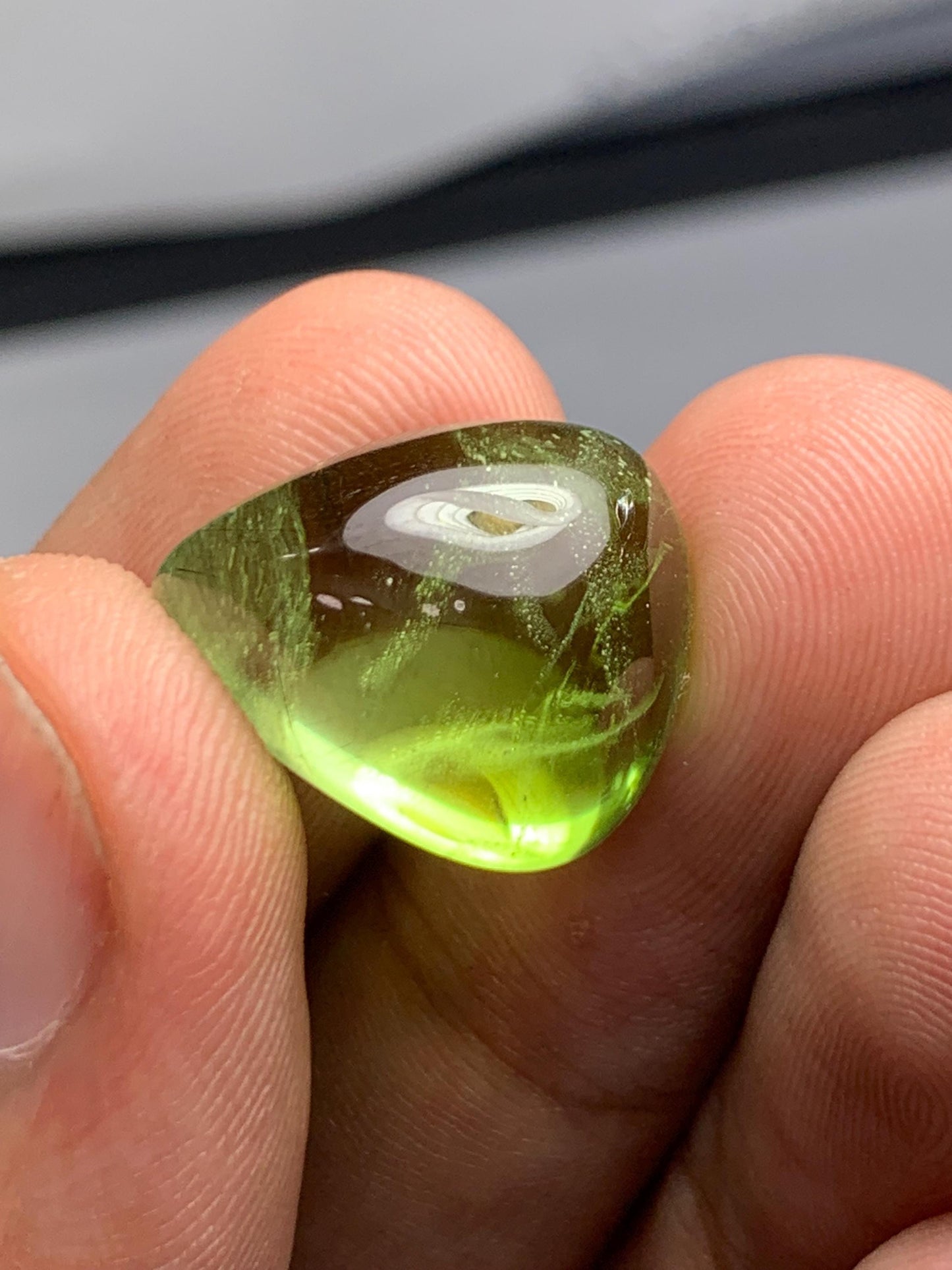 18 ct peridot cabochon 18*15*9mm