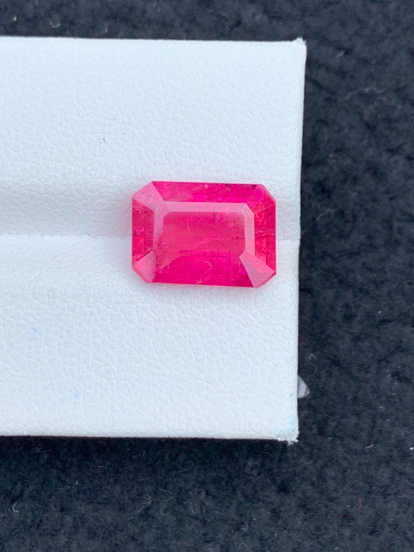 4.25 ct rubilight tourmaline faceted 12*8.5*5.5mm