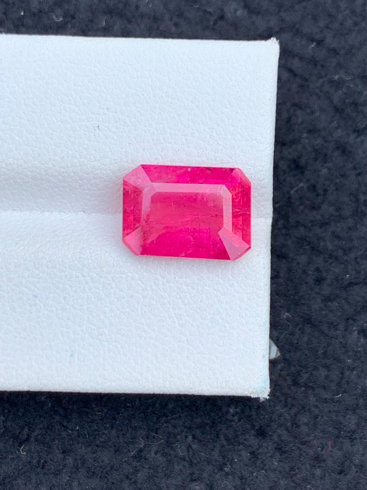 4.25 ct rubilight tourmaline faceted 12*8.5*5.5mm