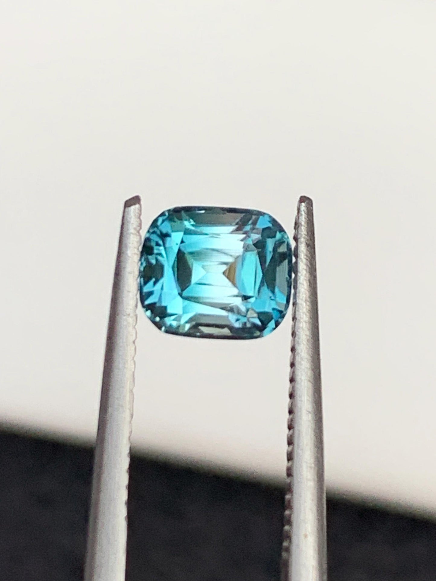 1.10 ct unique neon blue tourmaline 6*5*4.5mm