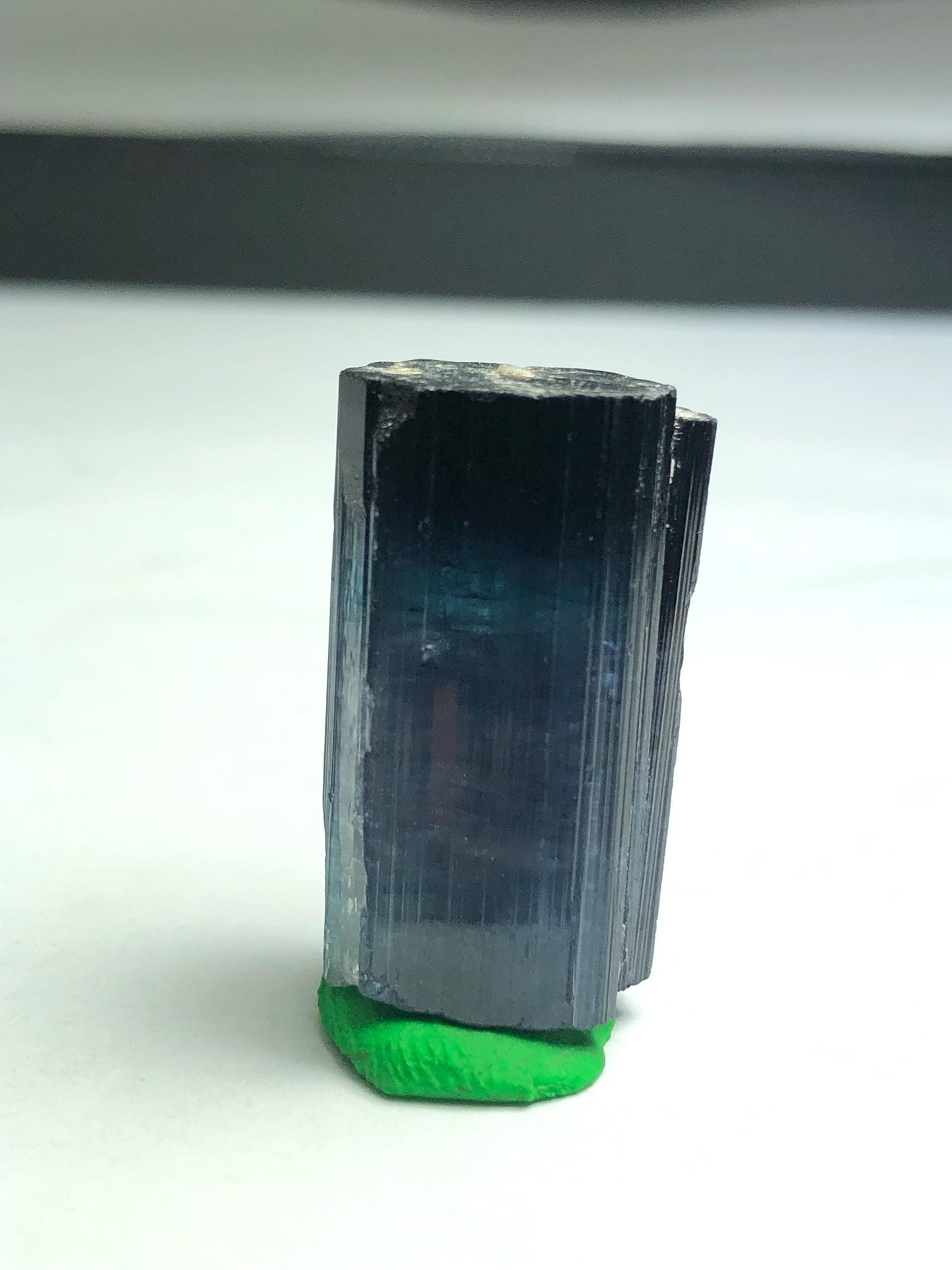 40 ct bi colour tourmaline crystals 25mm long