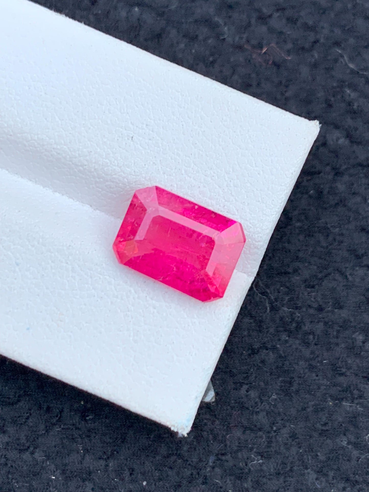 4.25 ct rubilight tourmaline faceted 12*8.5*5.5mm