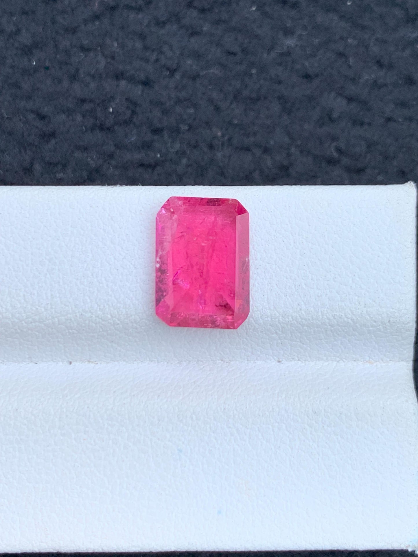 4.25 ct rubilight tourmaline faceted 12*8.5*5.5mm