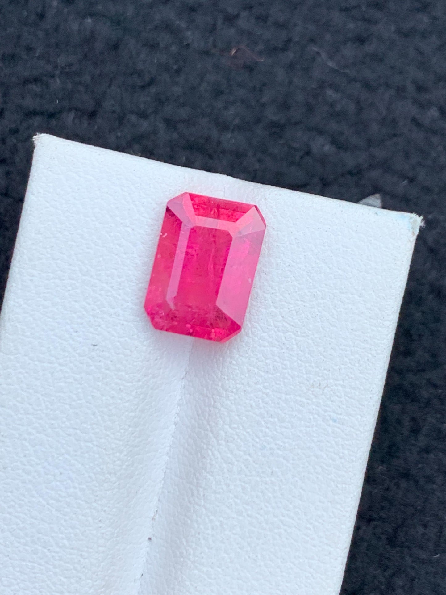 4.25 ct rubilight tourmaline faceted 12*8.5*5.5mm