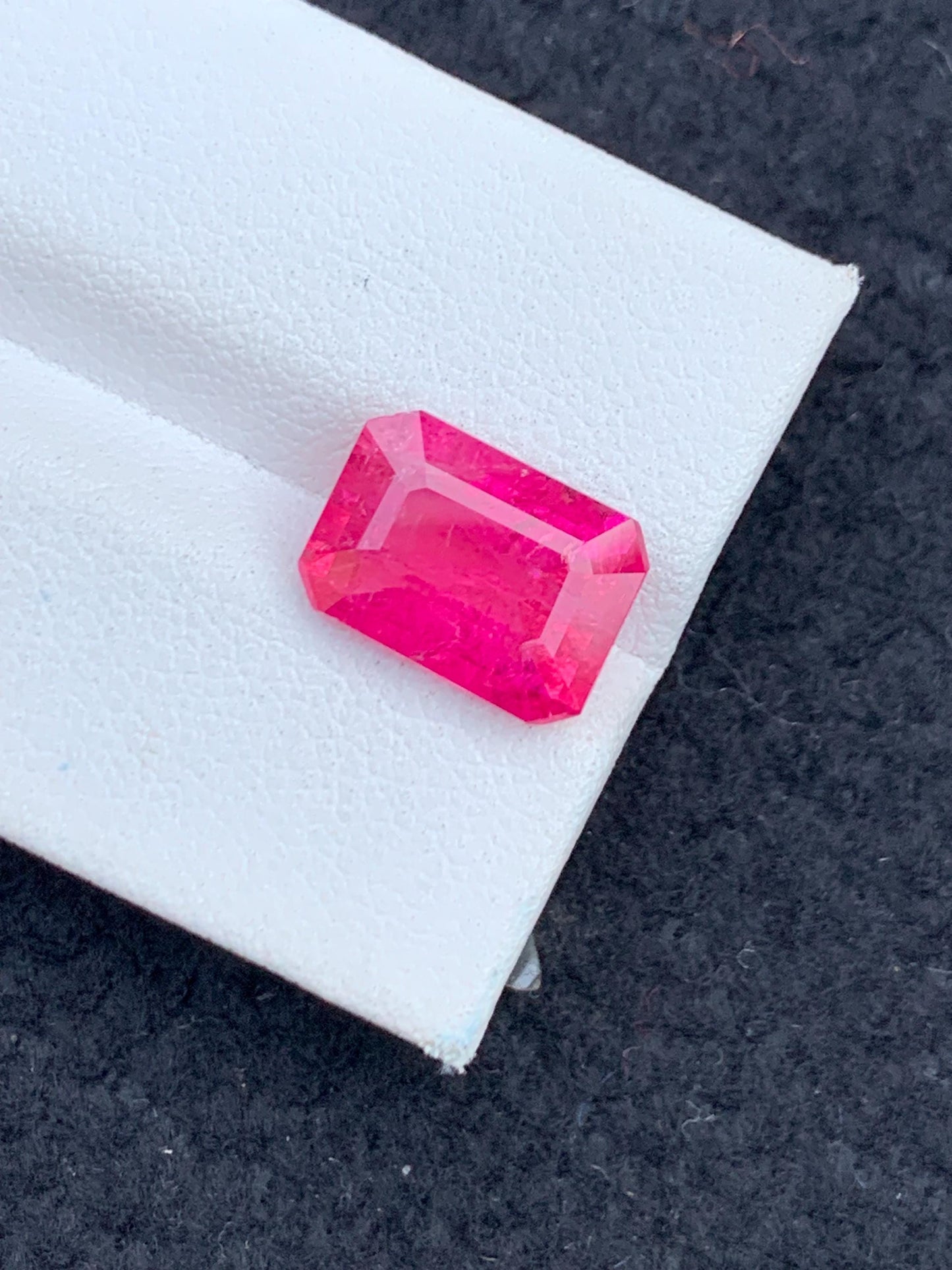 4.25 ct rubilight tourmaline faceted 12*8.5*5.5mm