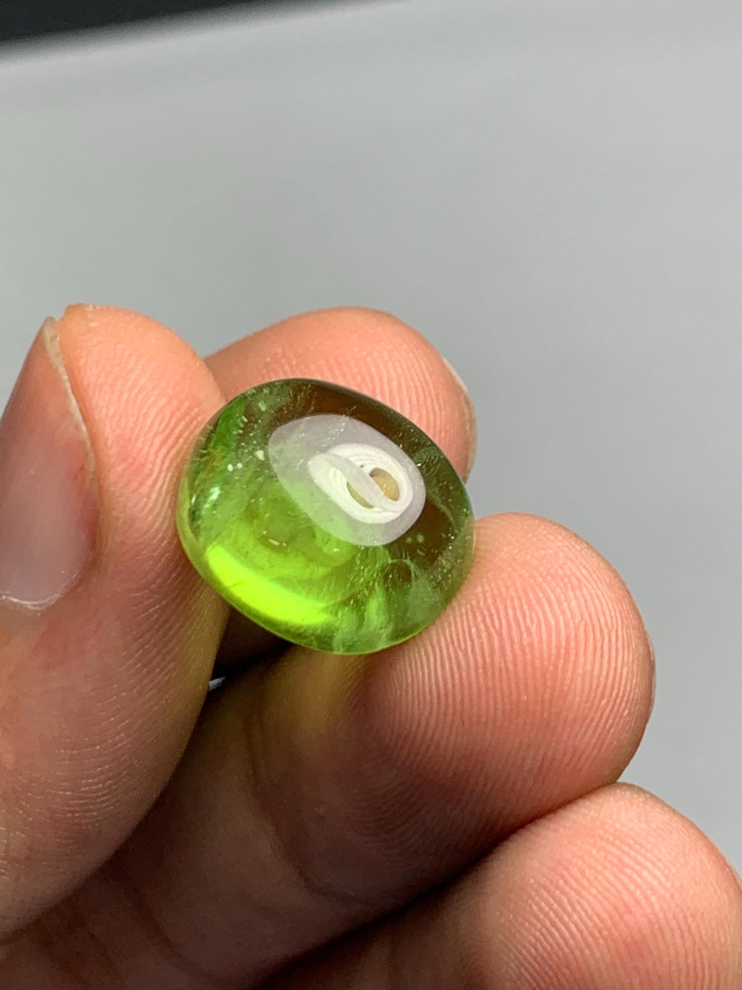 14.50 ct peridot cabochon 15*13*7mm