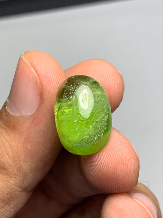 Peridot cabochon 24 carat 19*13*10mm