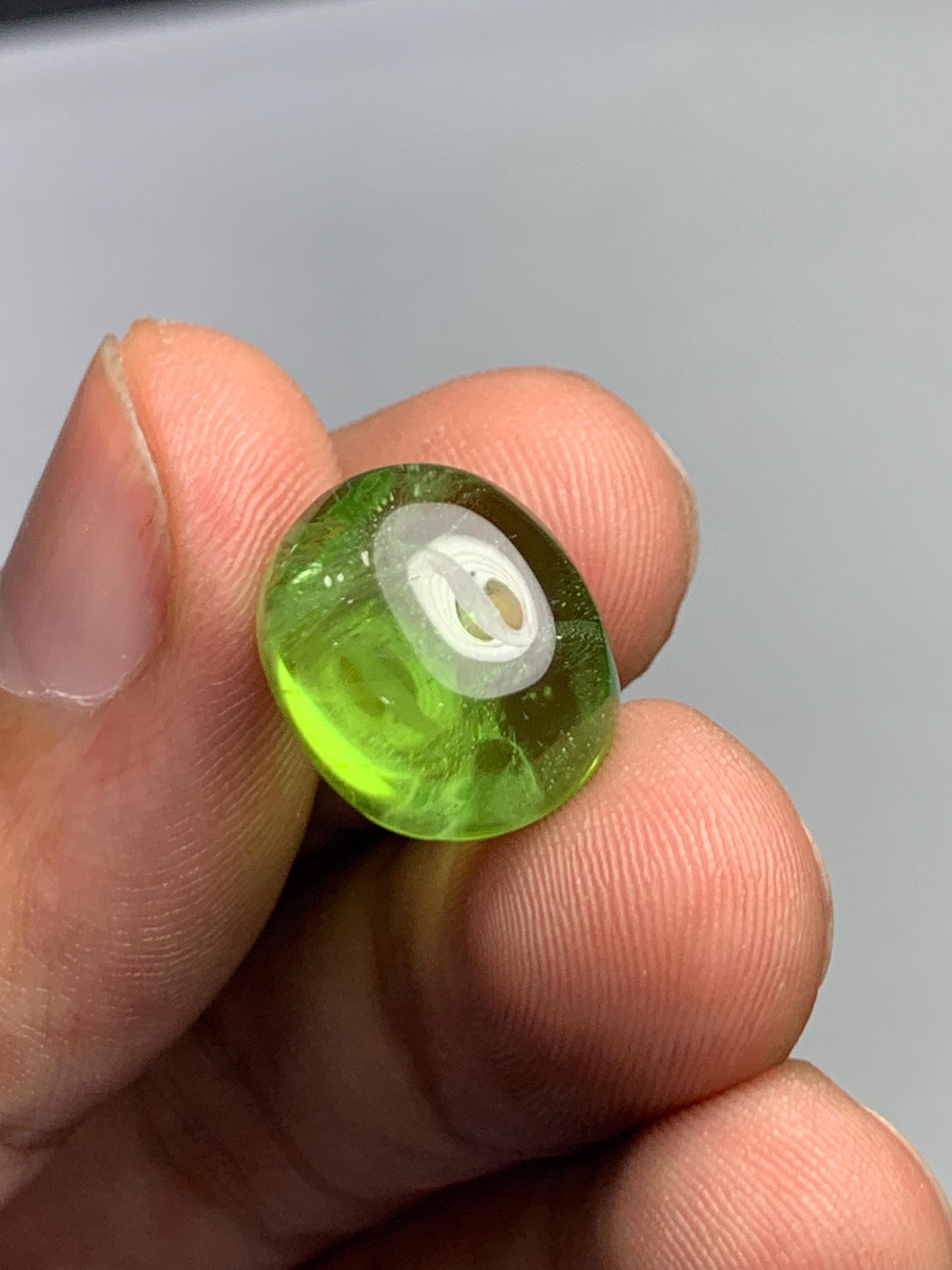 14.50 ct peridot cabochon 15*13*7mm