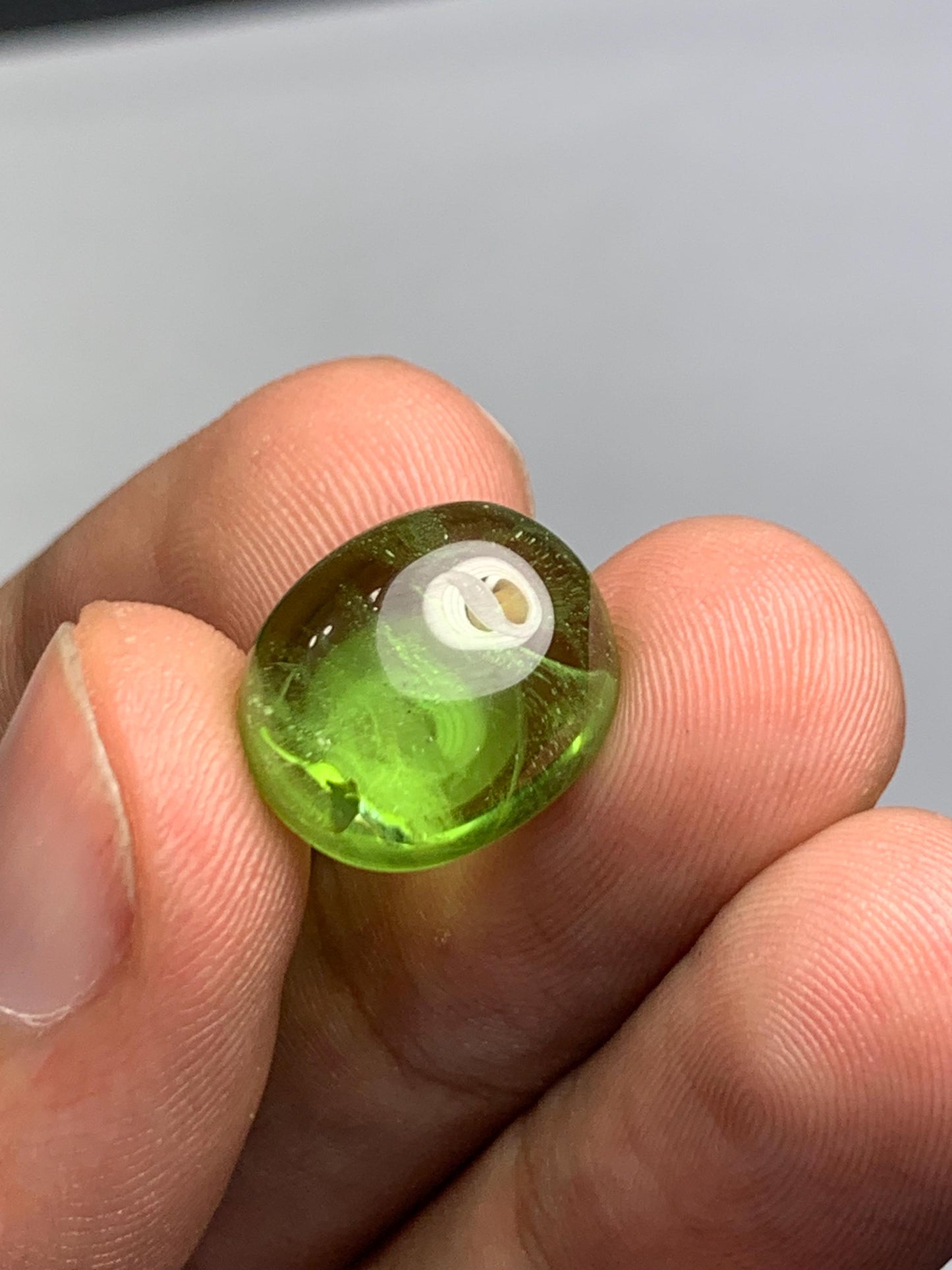 14.50 ct peridot cabochon 15*13*7mm