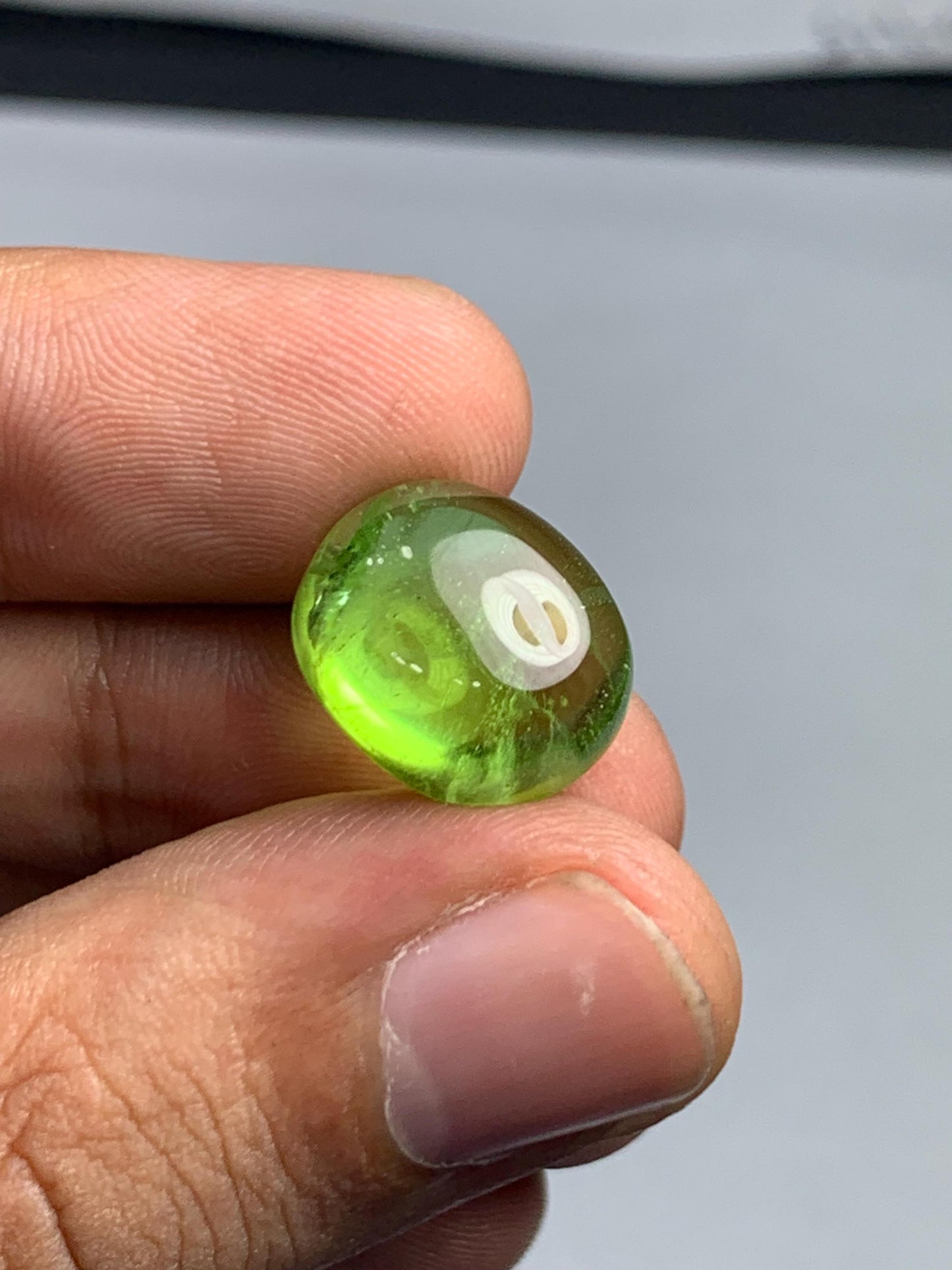 14.50 ct peridot cabochon 15*13*7mm