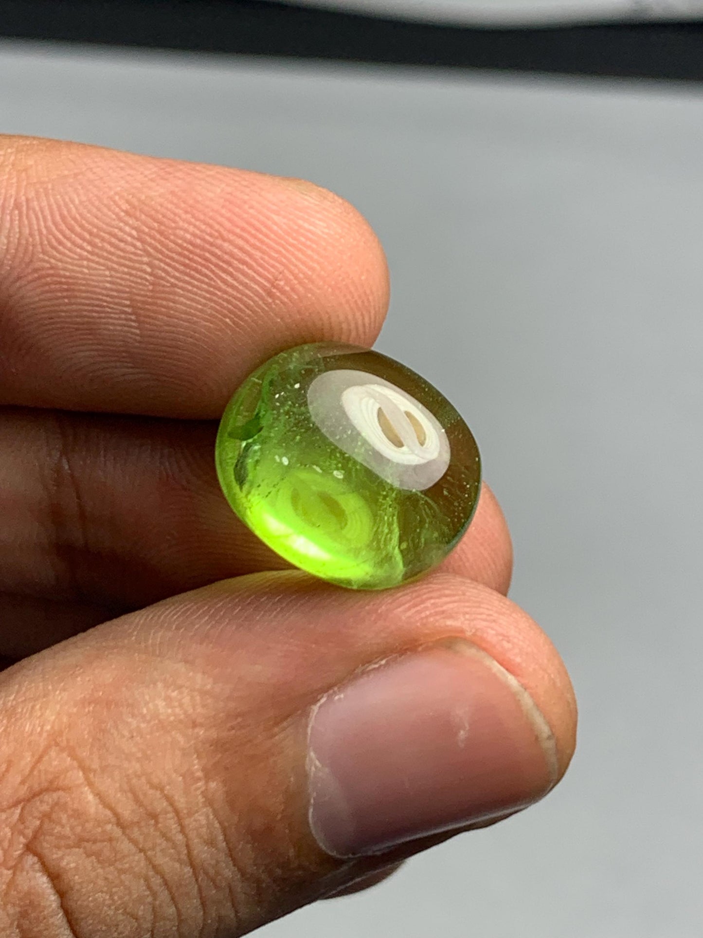 14.50 ct peridot cabochon 15*13*7mm