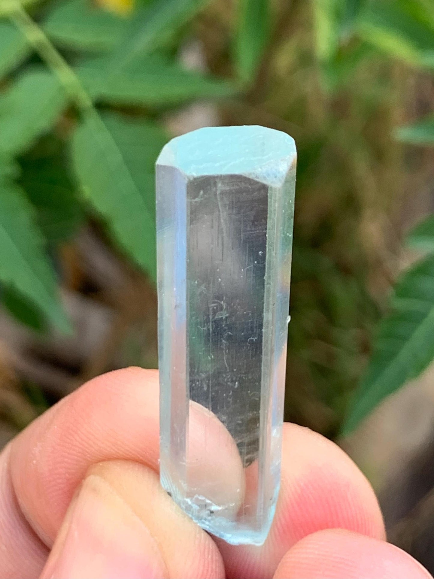 Aquamarine crystal 29 carat 40*11*6mm