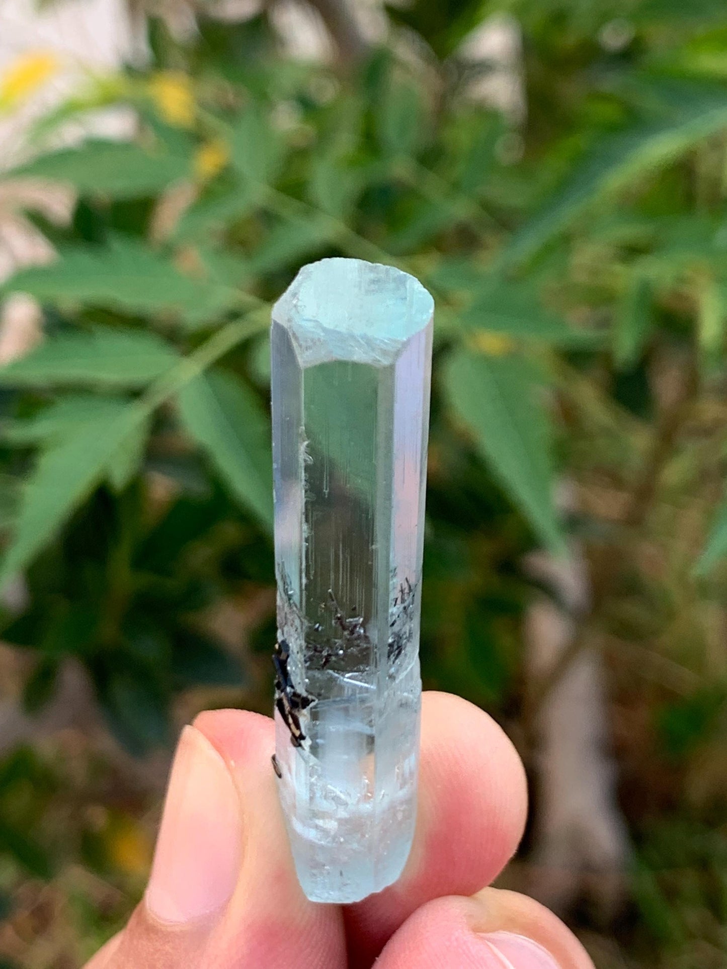 Aquamarine crystal 50 carat 52*9*9mm