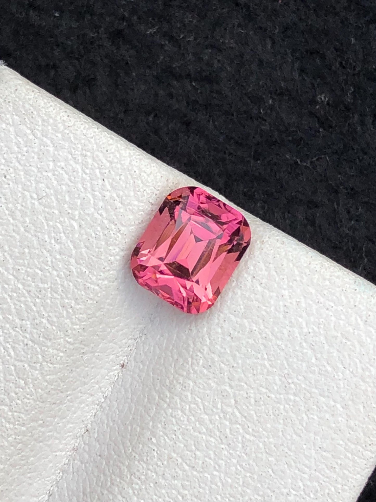 1.65 ct pink tourmaline faceted 7*6*5mm