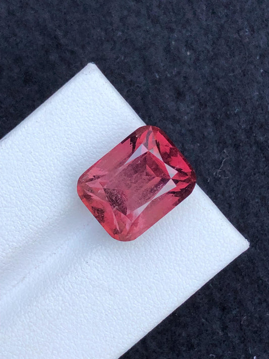 12.20 ct faceted peachy pink tourmaline 14*11*10mm