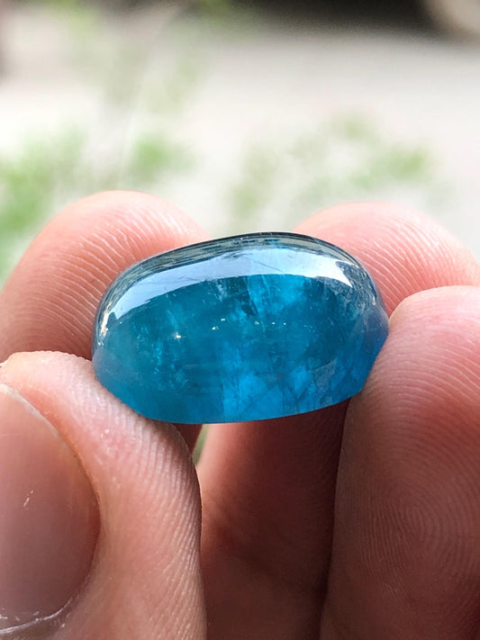 15.90 ct blue tourmaline cabochon 18*13*8mm