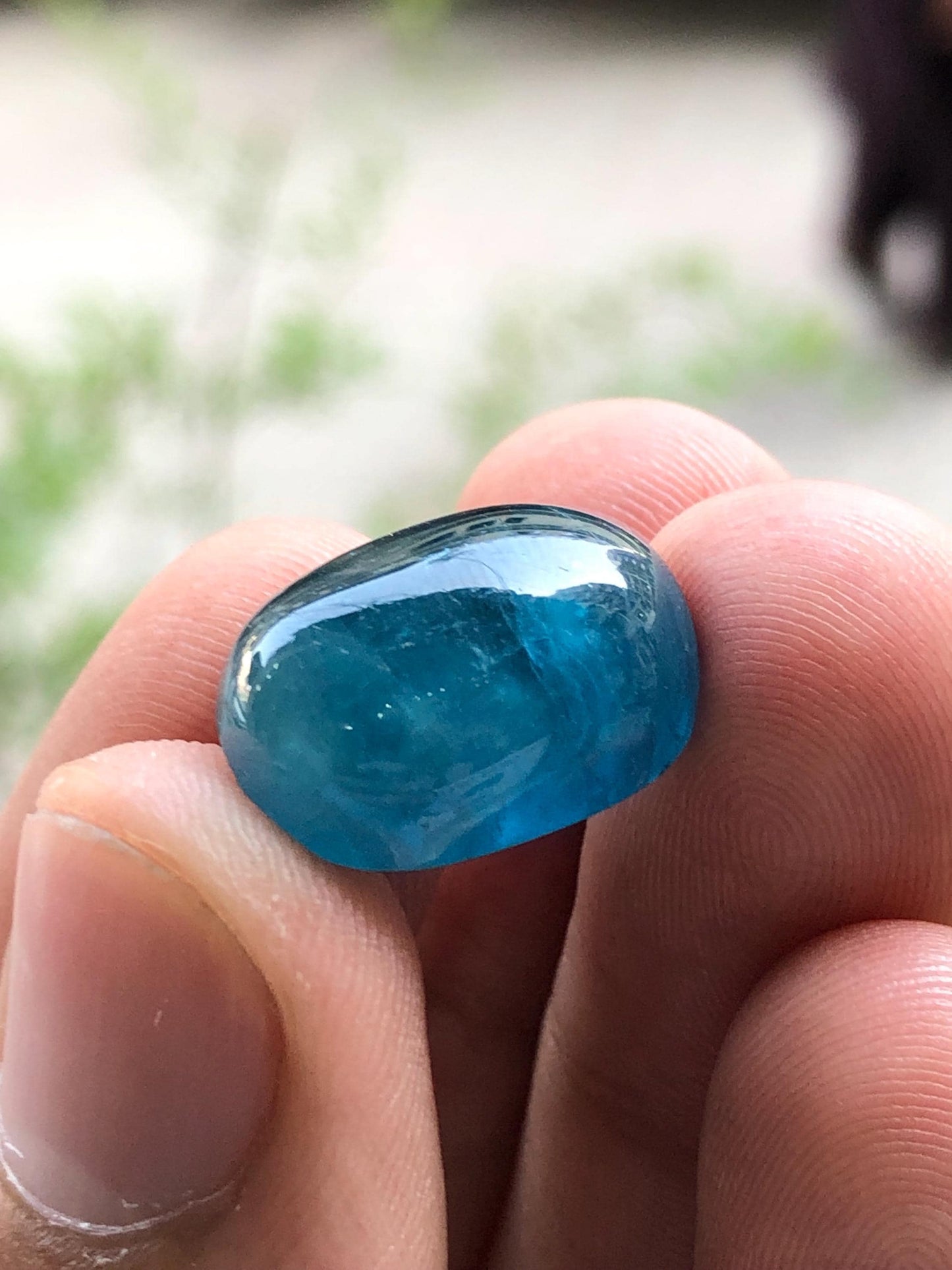 15.90 ct blue tourmaline cabochon 18*13*8mm