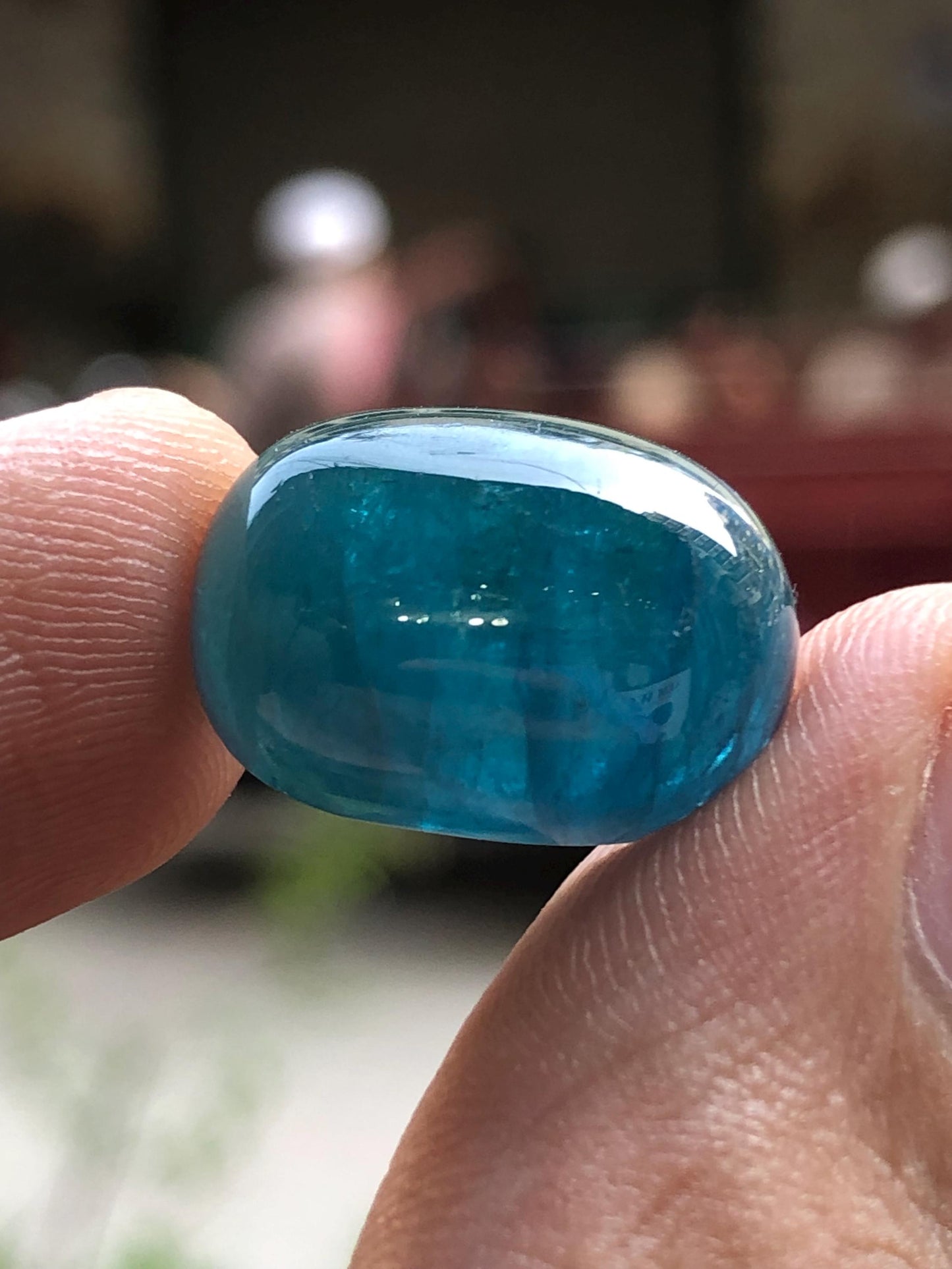 15.90 ct blue tourmaline cabochon 18*13*8mm