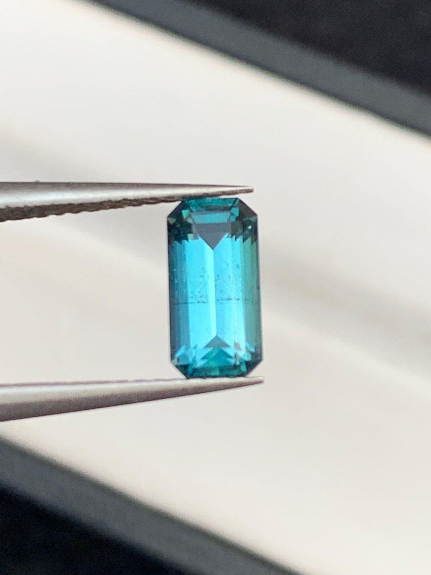 1.15 ct faceted blue tourmaline 9*5*4mm