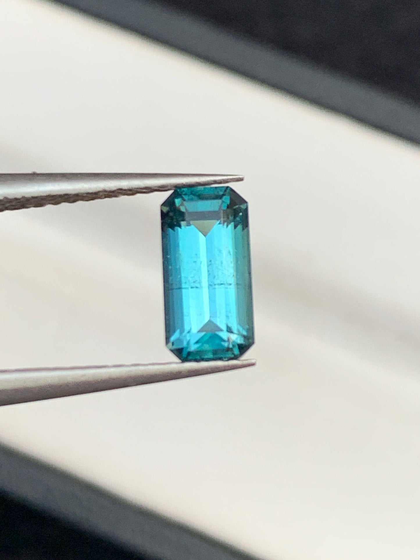 1.15 ct faceted blue tourmaline 9*5*4mm