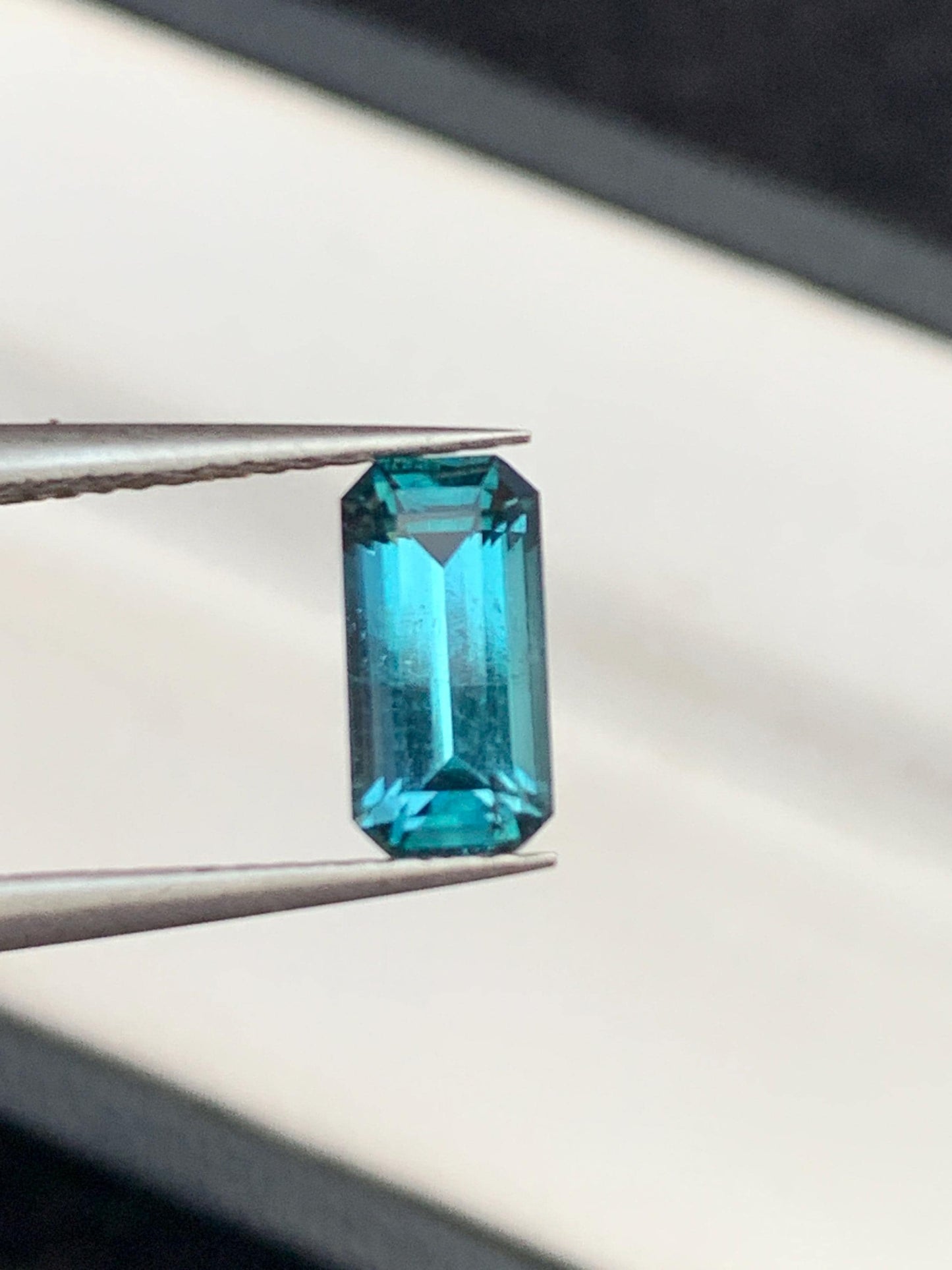 1.15 ct faceted blue tourmaline 9*5*4mm