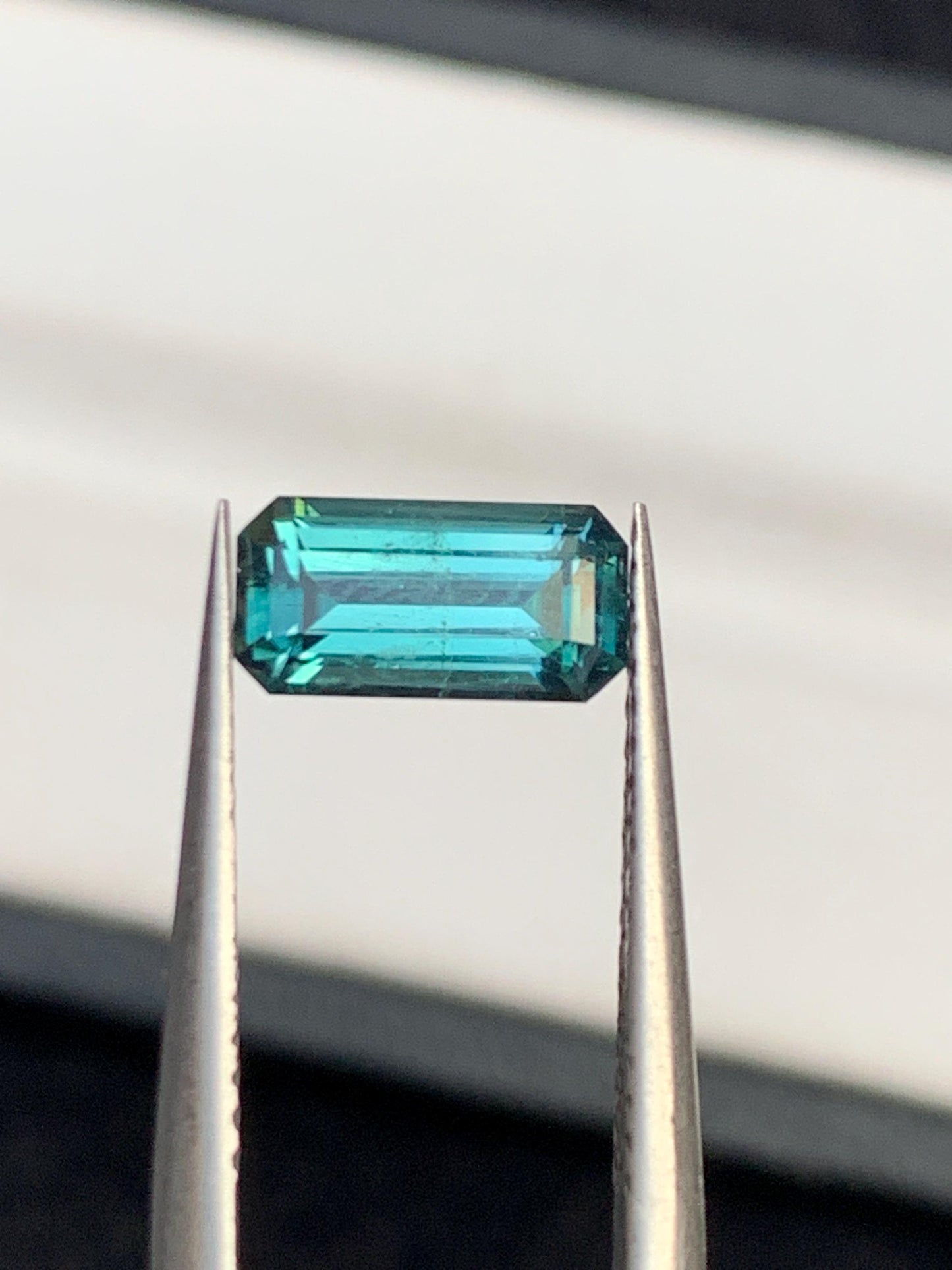 1.15 ct faceted blue tourmaline 9*5*4mm