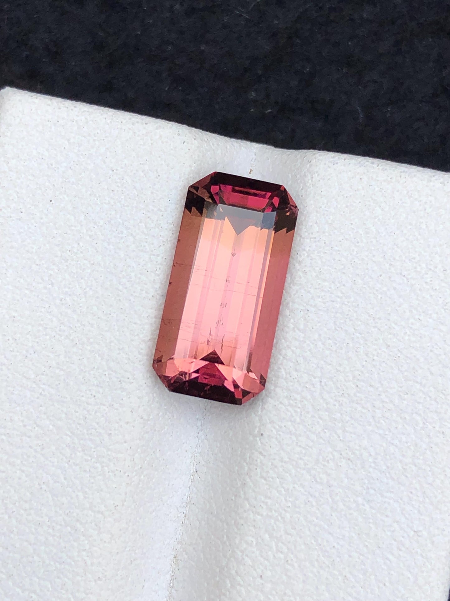 4 carat peachy pink tourmaline dimension:14*7*5mm