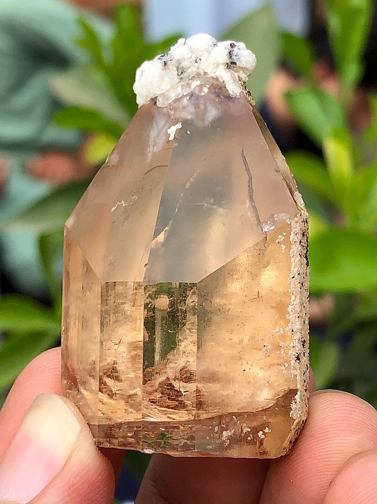 71 gram natural topaz crystal from skardu mine