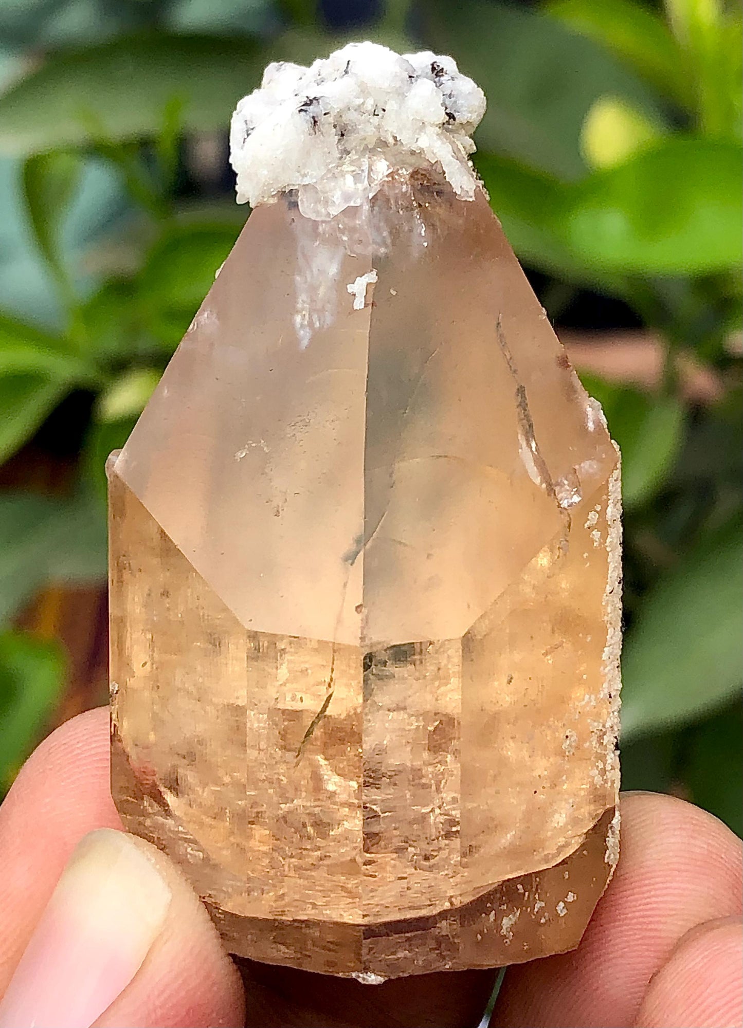 71 gram natural topaz crystal from skardu mine