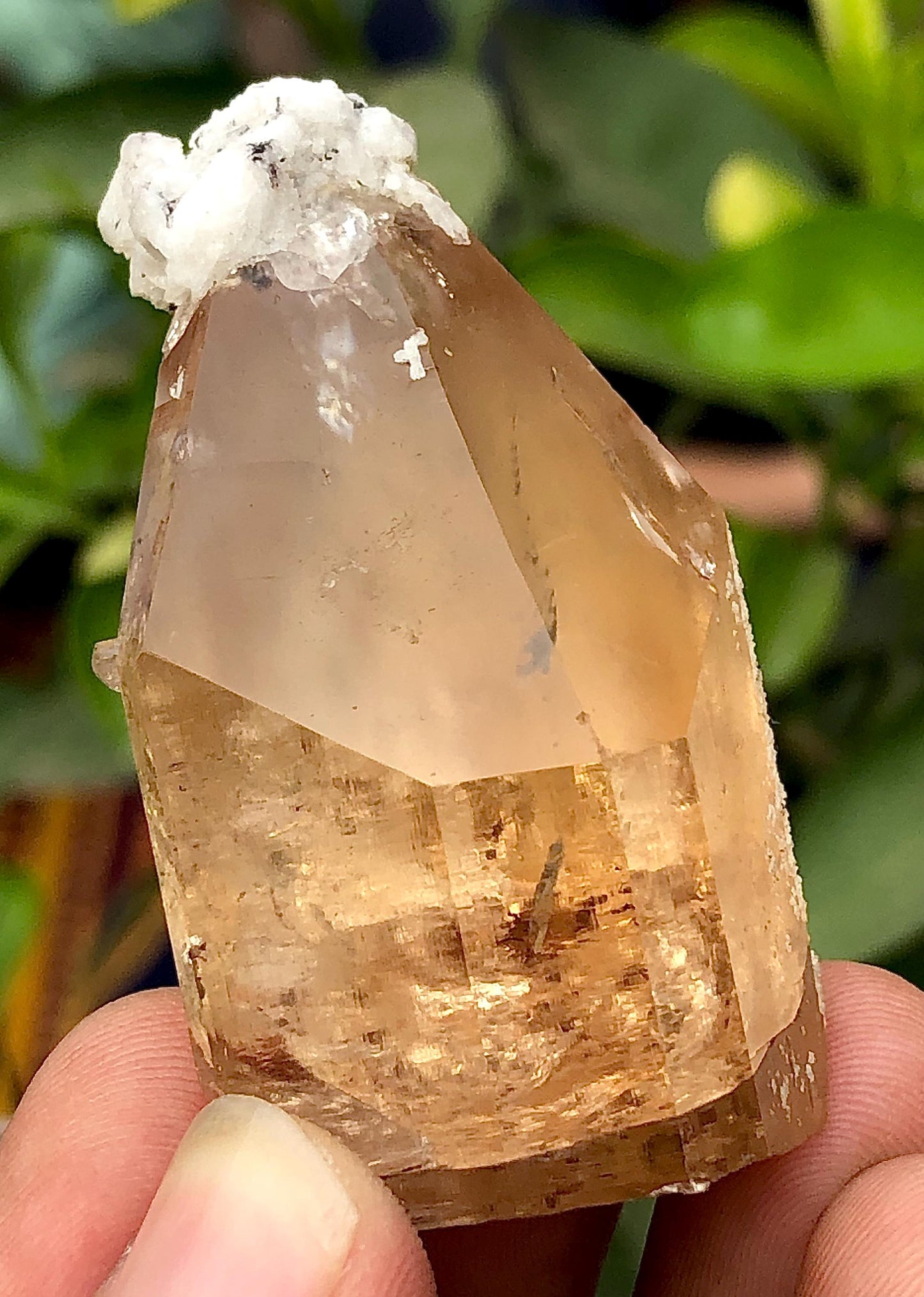 71 gram natural topaz crystal from skardu mine