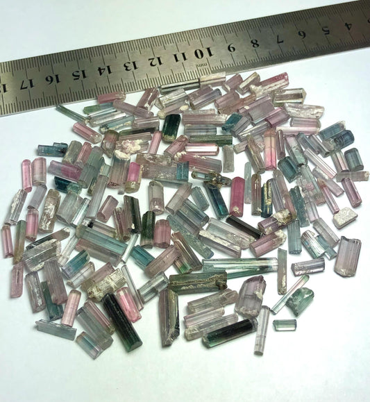 62 grams natural tourmaline crystals