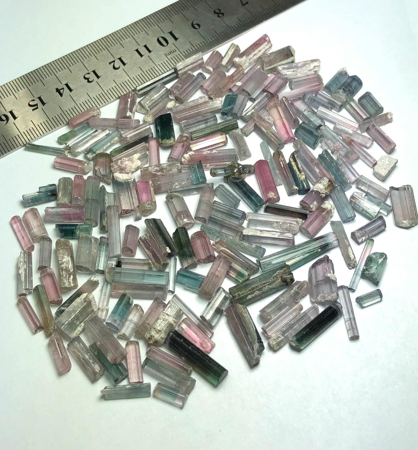 62 grams natural tourmaline crystals