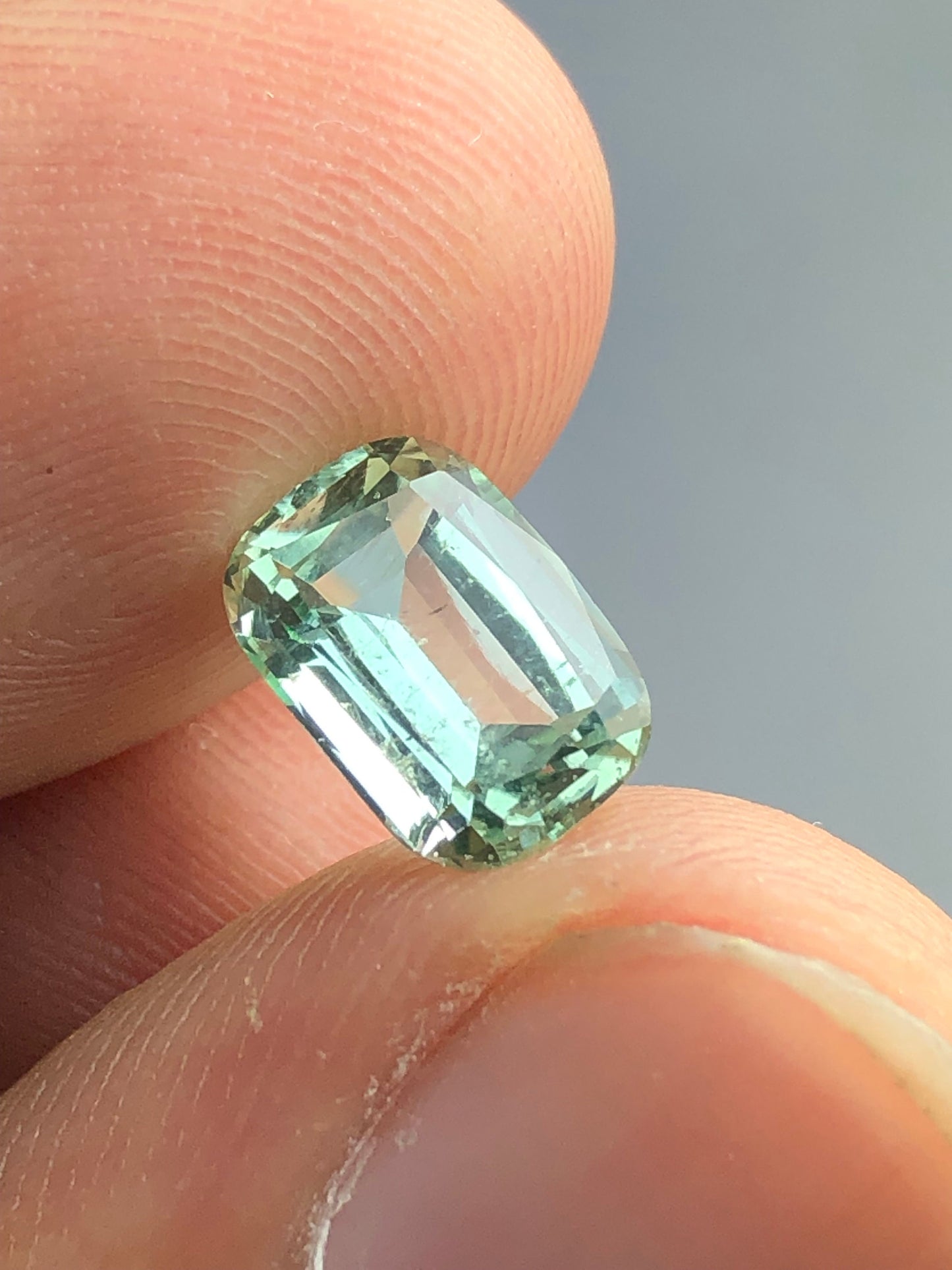 2.20 carat stunning natural seafoam tourmaline origin Afghanistan 9*6*5mm