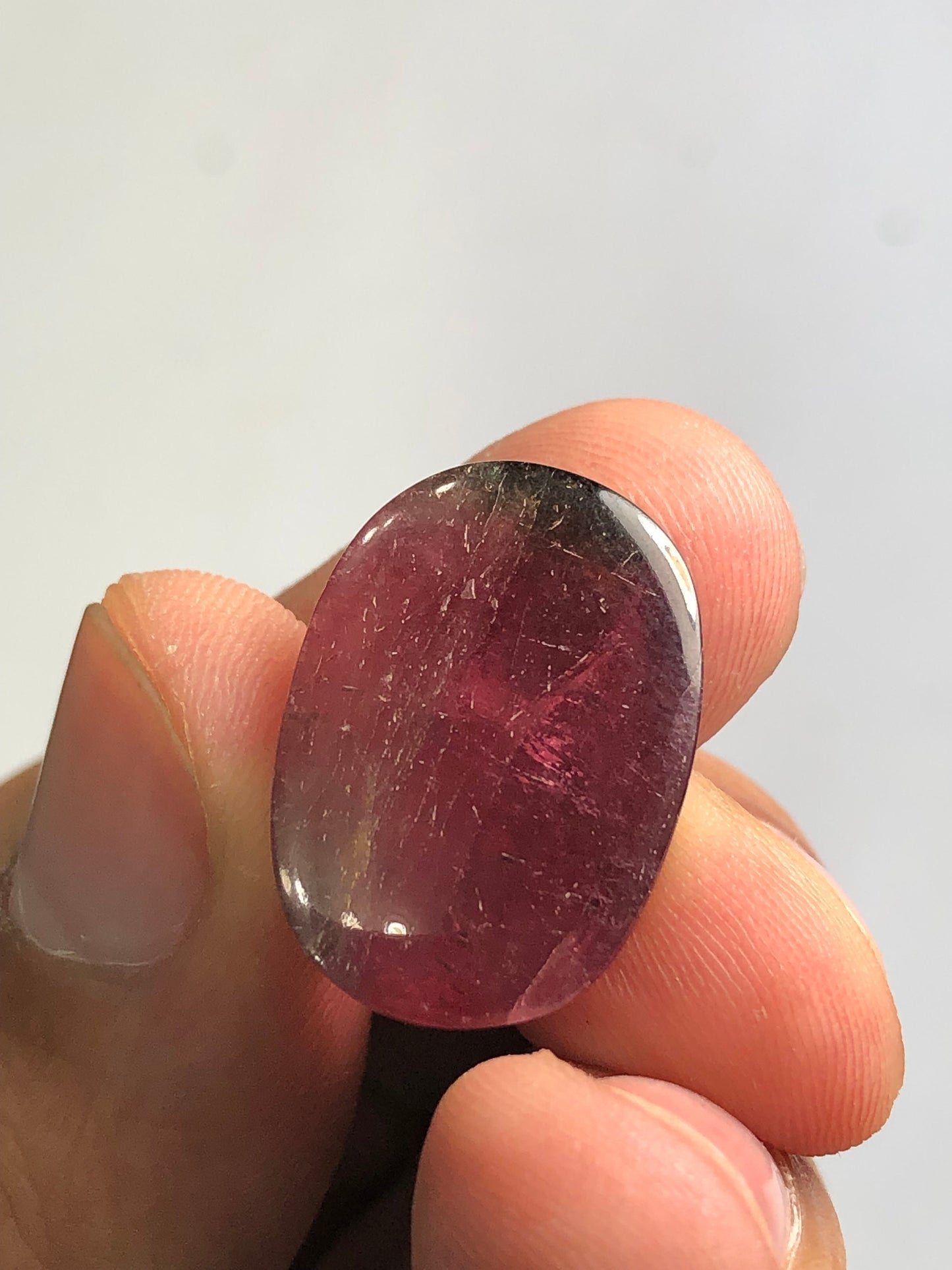 26 carat rubilight Tourmaline cabochon