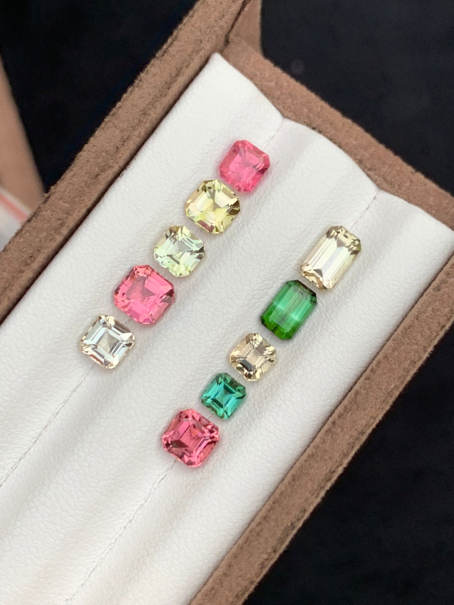 Multi colour clean tourmaline lot 6.50 carats