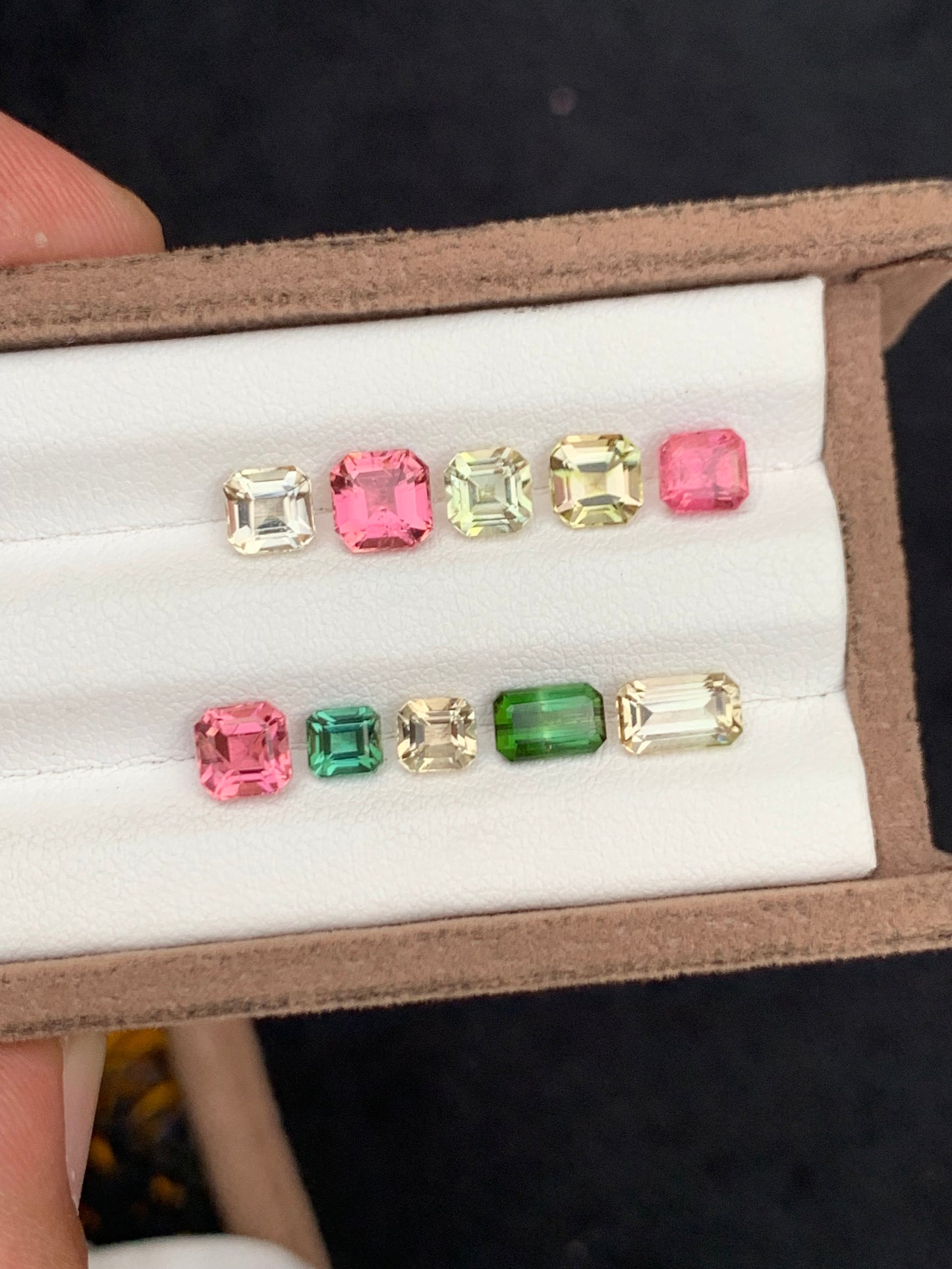 Multi colour clean tourmaline lot 6.50 carats