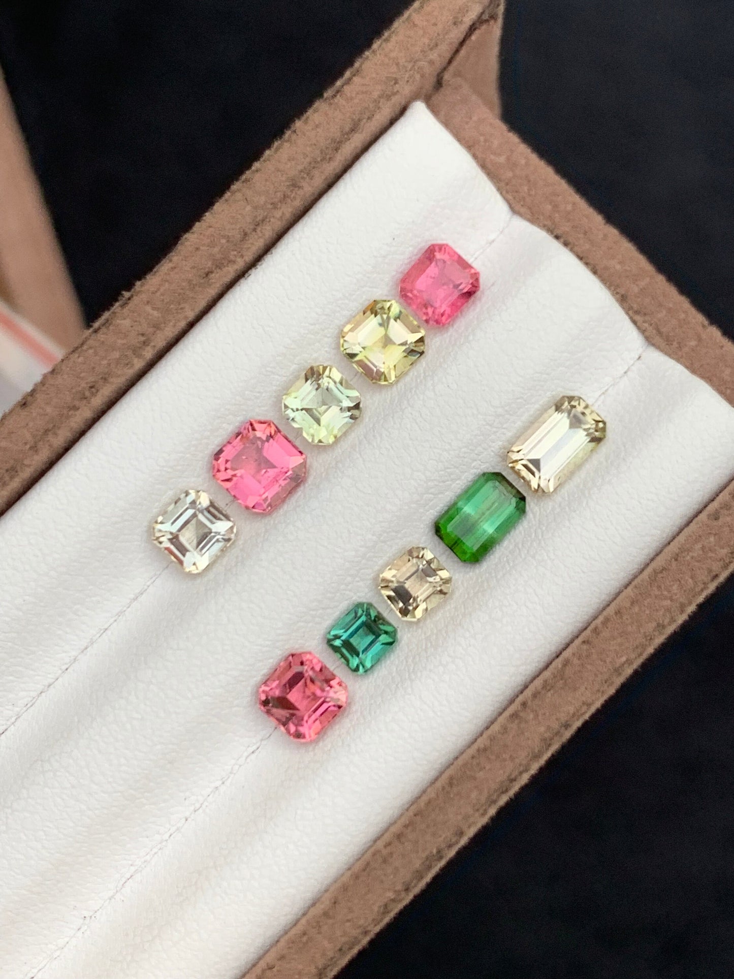 Multi colour clean tourmaline lot 6.50 carats