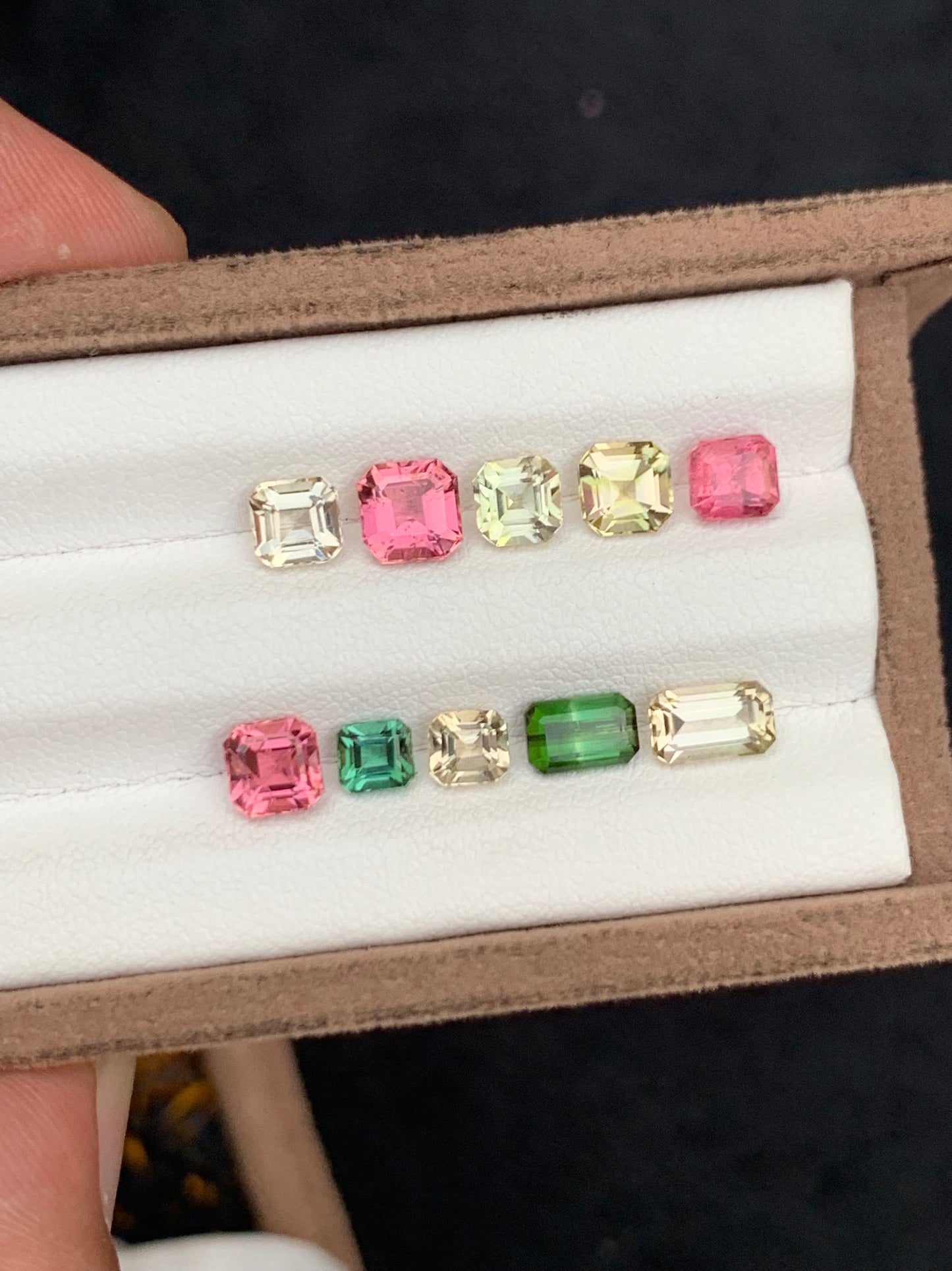 Multi colour clean tourmaline lot 6.50 carats