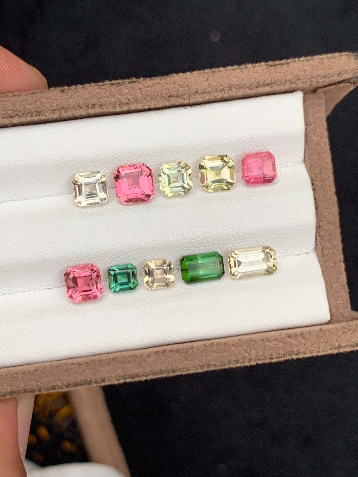 Multi colour clean tourmaline lot 6.50 carats