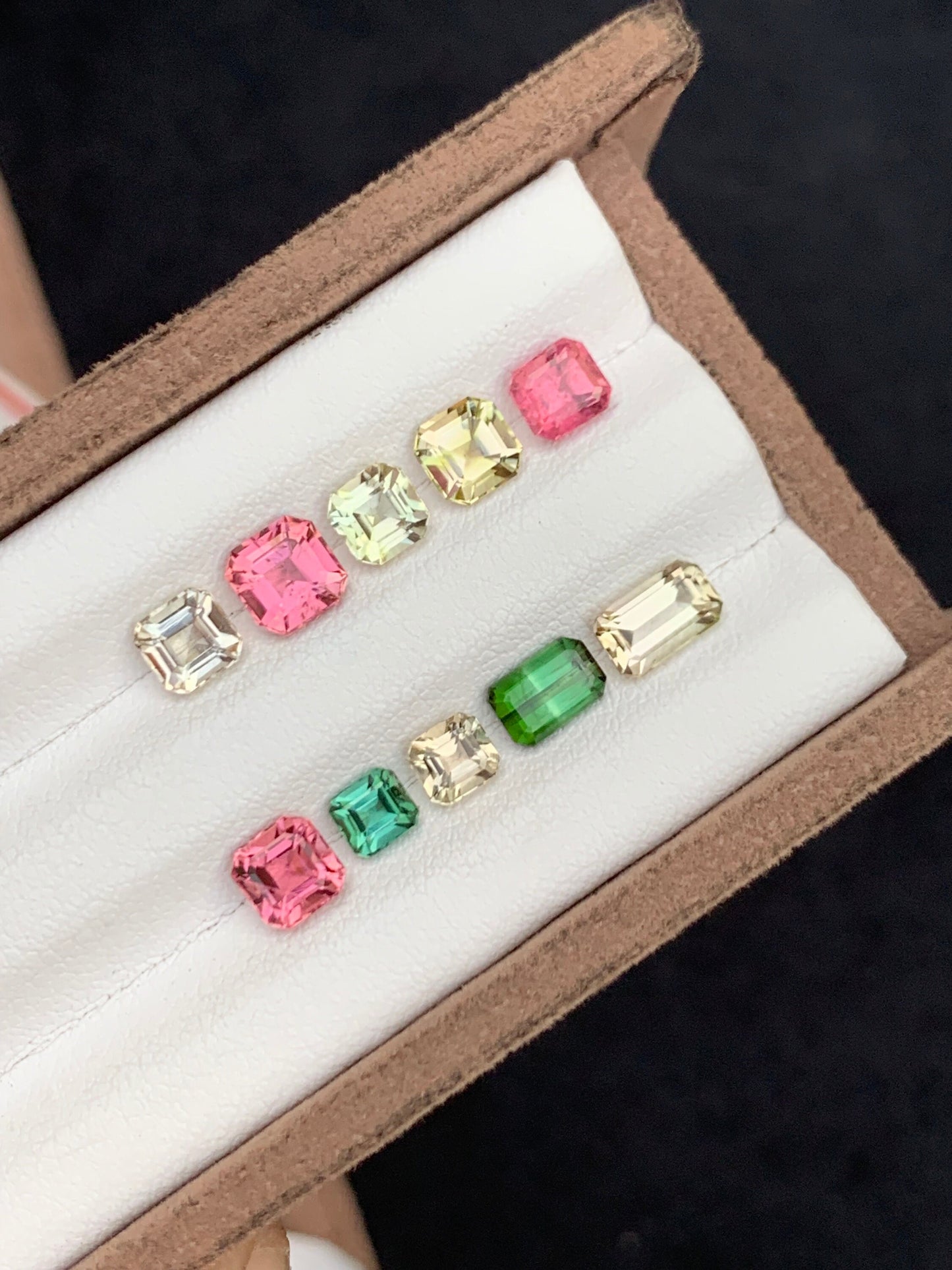 Multi colour clean tourmaline lot 6.50 carats